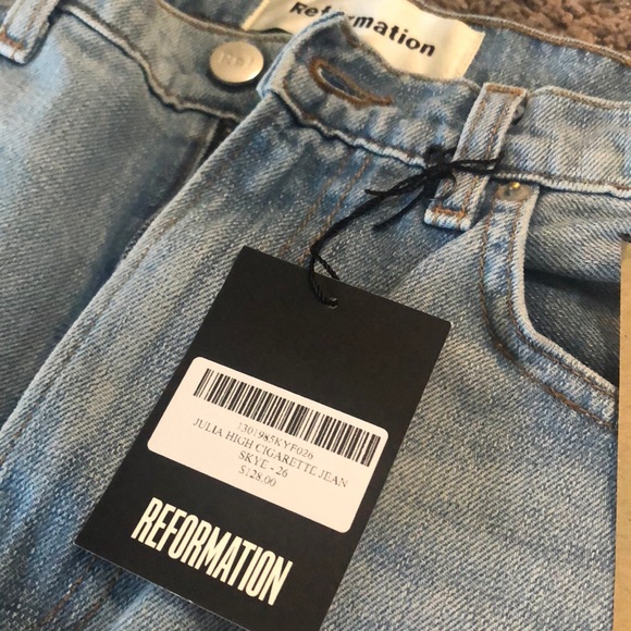 Reformation Julia High Cigarette Jeans - Picture 2 of 5